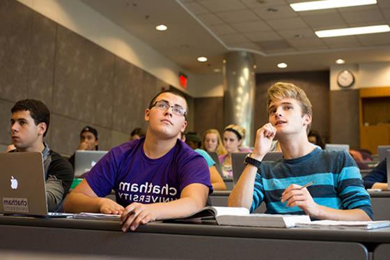 Photo of students paying attention to a lecture